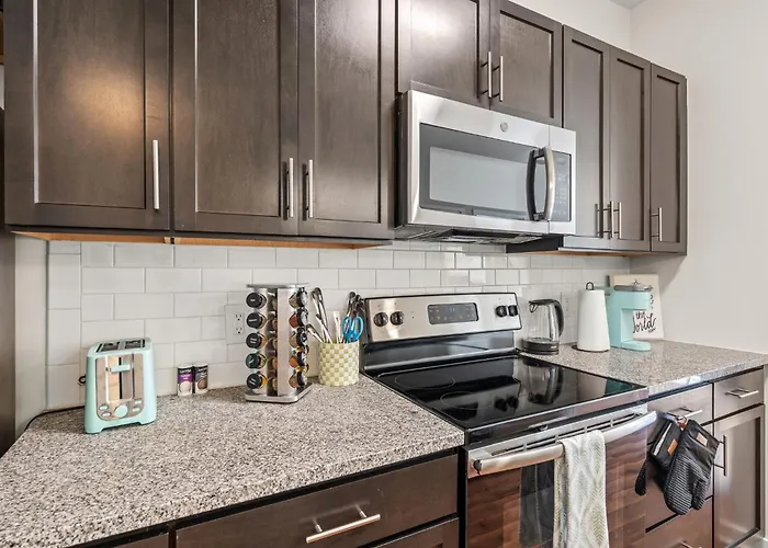 New! Luxury Apt With Pool, Roof Deck, Fitness Center, King Bed